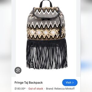 Rebecca Minkoff Fringe Taj Backpack